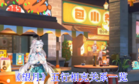 《望月》五行相克关系一览