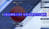 《高达钢铁之诗》哈罗选择全方位解析