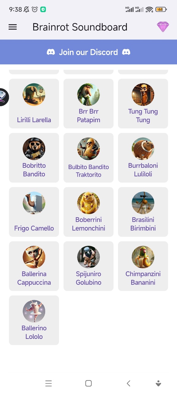 
美国山海经大全 Brainrot Soundboard