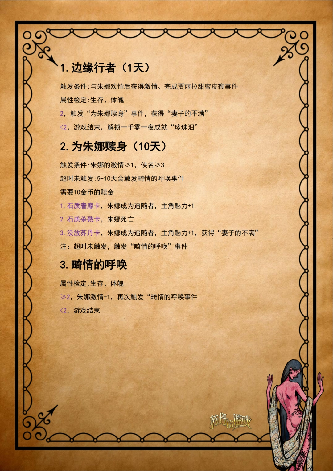 《苏丹的游戏》三头牌全剧情攻略分享