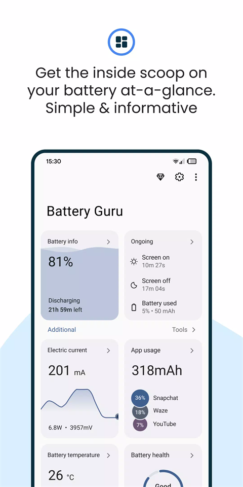
batteryguru 电池检测