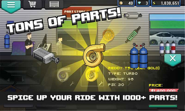 
Pixel Car Racer 中文版