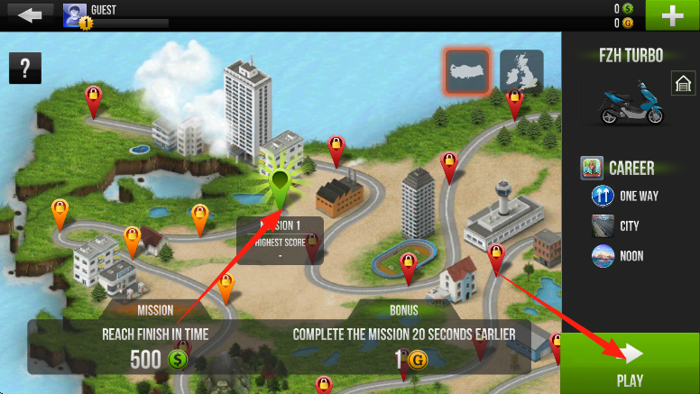 
公路赛车摩托骑手