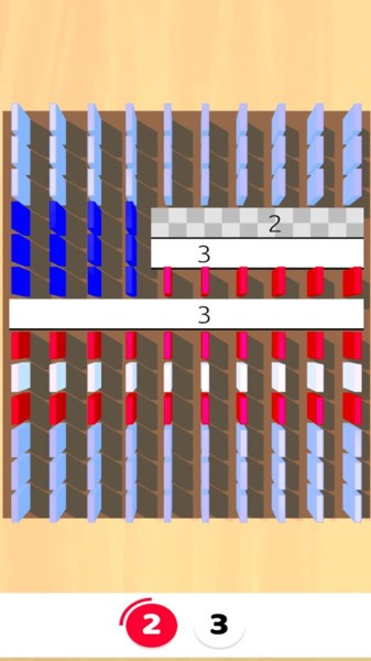
彩色多米诺骨牌