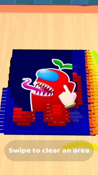 
彩色多米诺骨牌