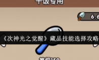 《次神光之觉醒》藏品技能选择攻略