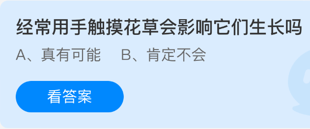 经常用手触摸花草会影响它们生长吗(图1)