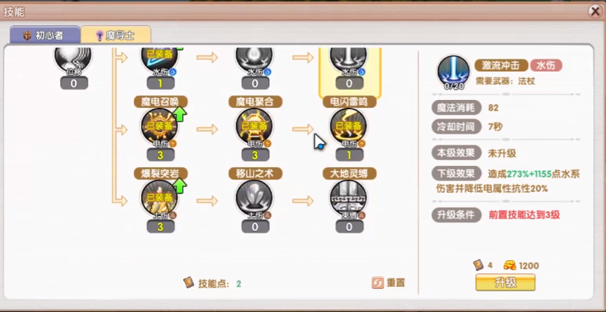 《飞飞重逢》法师技能加点攻略(图3)