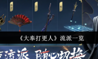 《大奉打更人》流派一览
