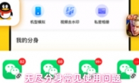 无尽分身常见使用问题
