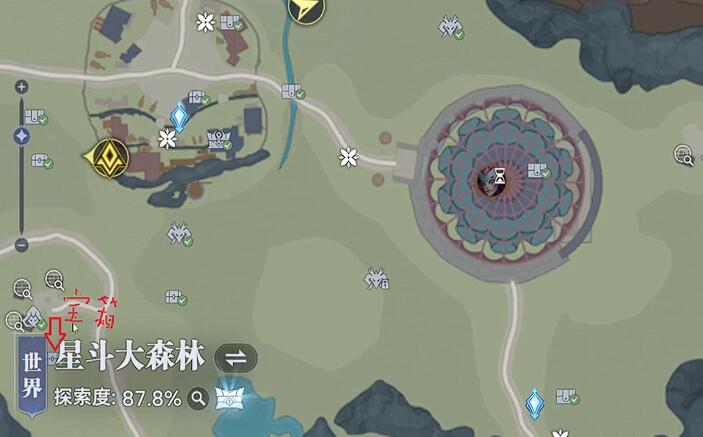 《斗罗大陆：猎魂世界》诺丁城足够两个精致宝箱位置一览(图4)