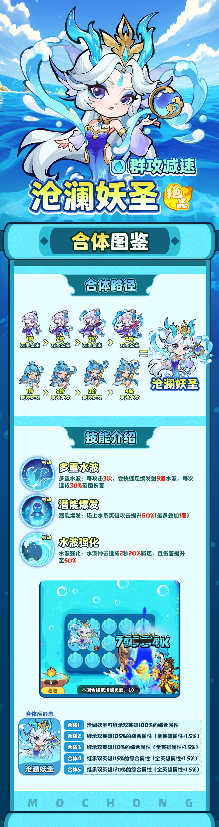 《魔宠降临》沧澜妖圣技能及合成路径(图2)