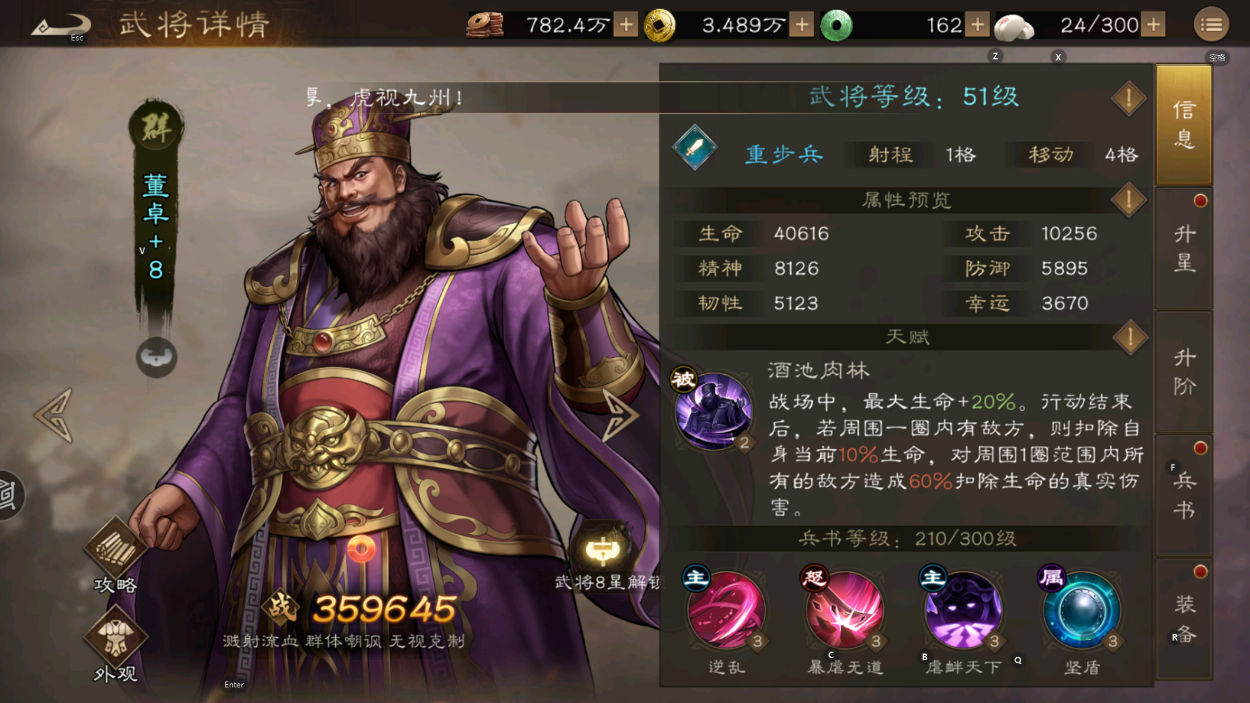 《新三国志曹操传》董卓培养建议(图2)