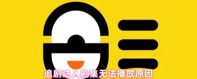 追剧达人剧集无法播放原因