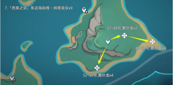 原神纳塔龙兽讨伐路线位置分布(图9) 原神纳塔龙兽讨伐路线位置分布