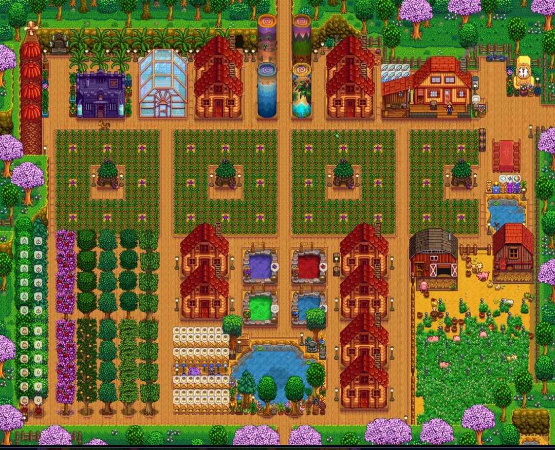 《星露谷物语》全农场地图布局分享