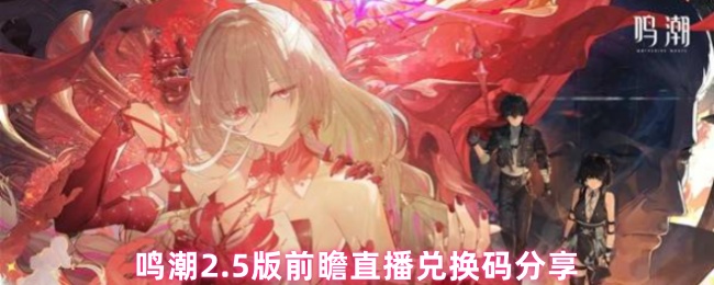 鸣潮2.5版前瞻福利兑换码分享(图1) 鸣潮2.5版前瞻福利兑换码分享