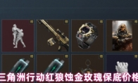 三角洲行动红狼蚀金玫瑰保底价格