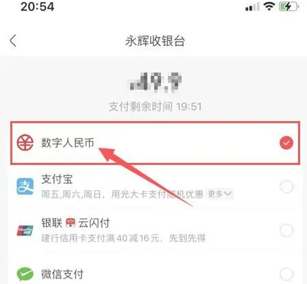 永辉生活数字人民币支付操作方法(图4)