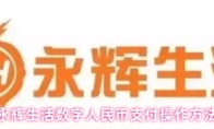 永辉生活数字人民币支付操作方法