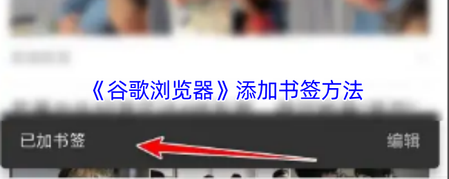 《谷歌浏览器》添加书签方法(图1) 《谷歌浏览器》添加书签方法