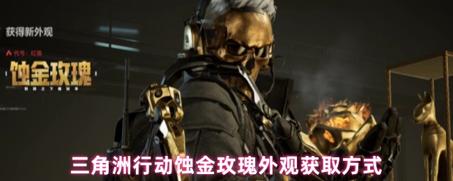 三角洲行动蚀金玫瑰外观获取方式(图1) 三角洲行动蚀金玫瑰外观获取方式