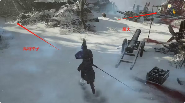 《明末：渊虚之羽》第二章放下吊桥方法介绍