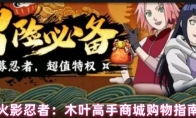 火影忍者：木叶高手商城购物指南