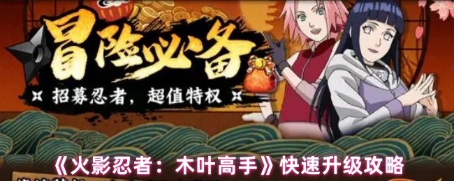 《火影忍者：木叶高手》快速升级攻略