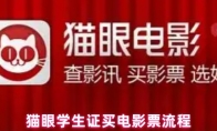 猫眼学生证买电影票流程