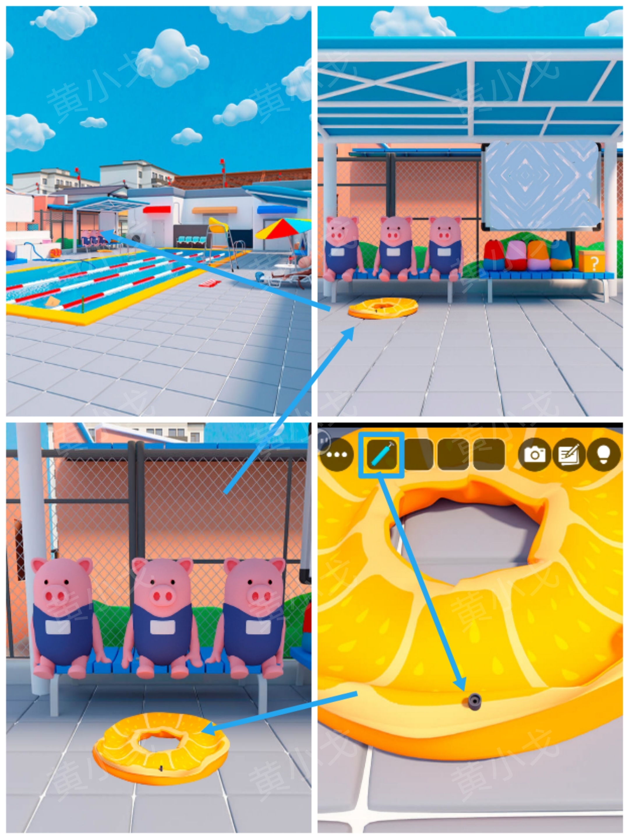 Escape Room：After School Pool（放学后的泳池）攻略（一）