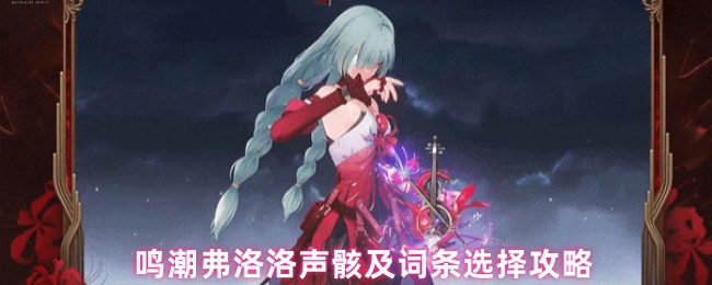 鸣潮弗洛洛声骸及词条选择攻略
