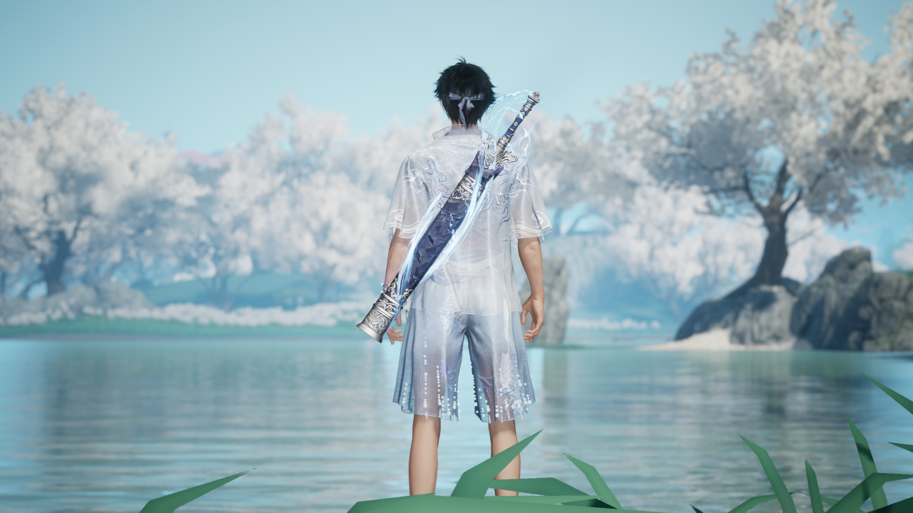 暑气退散！《射雕》夏日武器外观「引沧浪」来袭，江湖秒变海边派对！