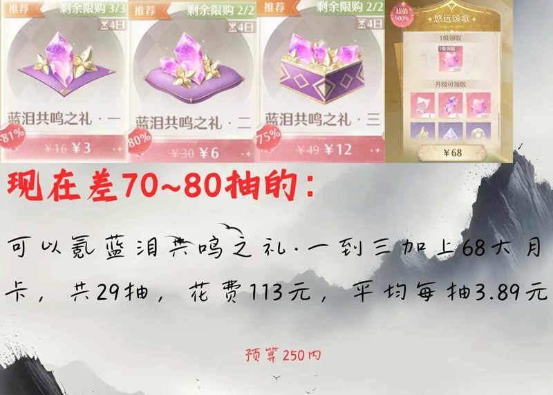 无限暖暖1.8版本丹青季怎么氪金收益高(图3)