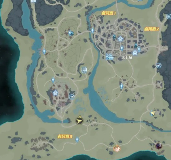 斗罗大陆猎魂世界诺丁城卤阿鹿位置攻略1