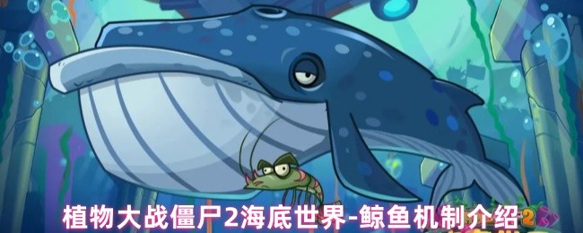 植物大战僵尸2海底世界-鲸鱼机制介绍(图1)