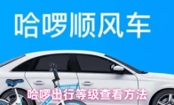 哈啰出行等级查看方法
