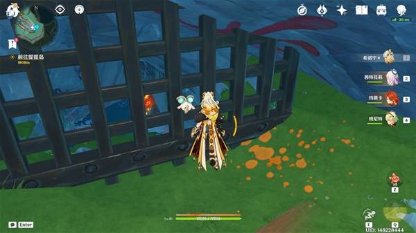 《原神》5.8版本悠悠度假村火神瞳位置分布