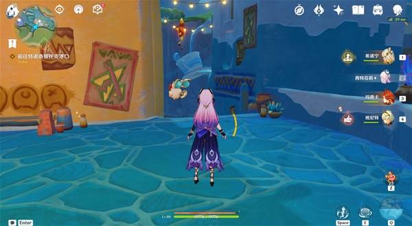 《原神》5.8版本悠悠度假村火神瞳位置分布