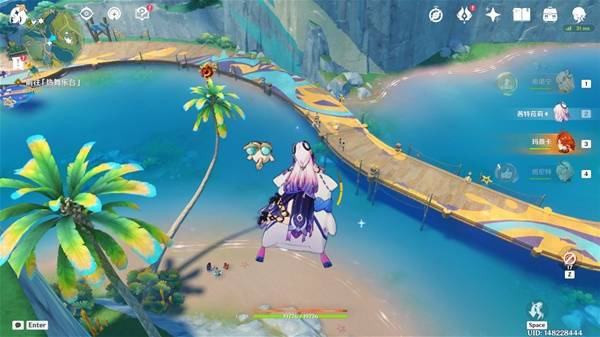 《原神》5.8版本悠悠度假村火神瞳位置分布