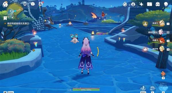 《原神》5.8版本悠悠度假村火神瞳位置分布