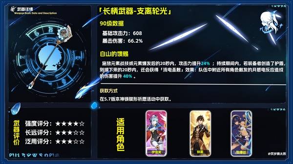 原神5.8新五星武器支离轮光强度解析
