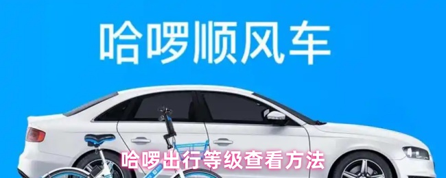 哈啰出行等级查看方法