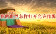 我的世界怎样打开允许作弊