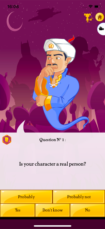 Akinator 网络天才下载最新版本(图1) Akinator 网络天才下载最新版本(图1)