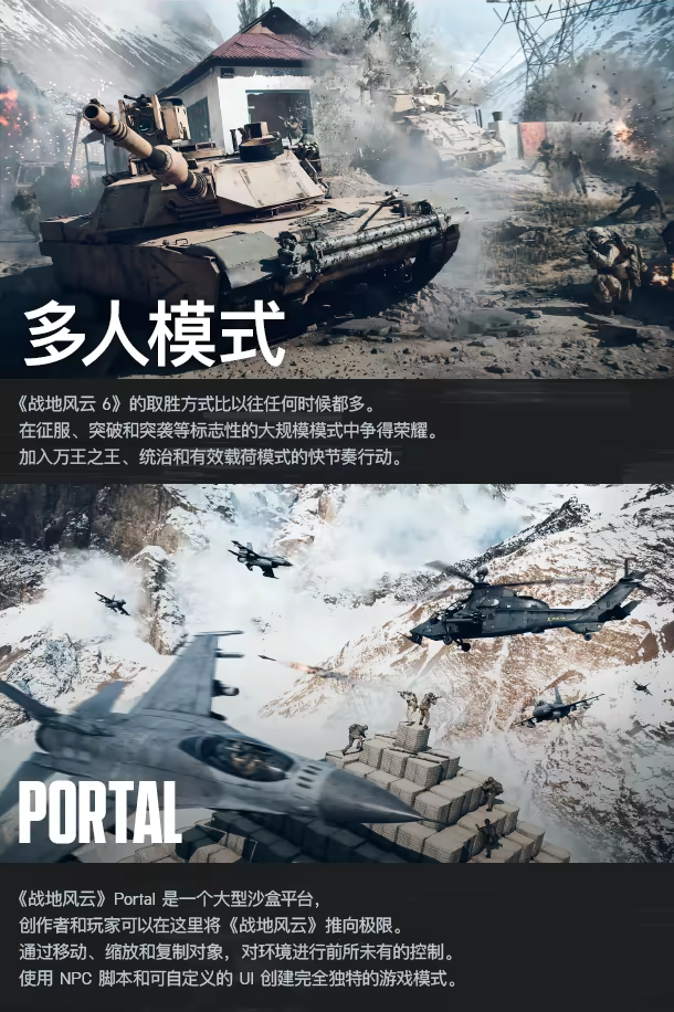 《战地6》游戏特色内容介绍