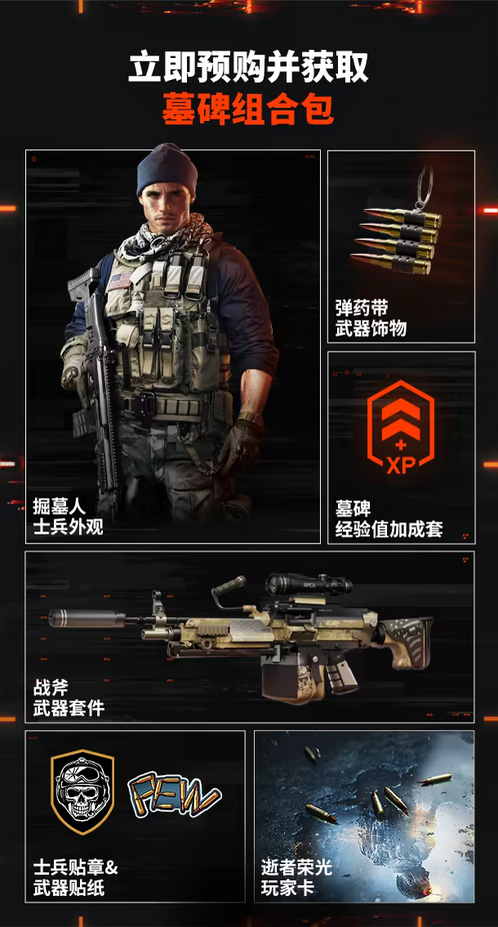 《战地6》游戏预购奖励介绍
