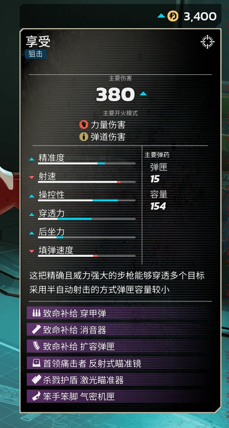 《杀戮空间3》神射手职业好用武器推荐