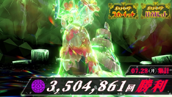 击败350万只《宝可梦 朱紫》异色灾厄宝可梦结果公布(图1)