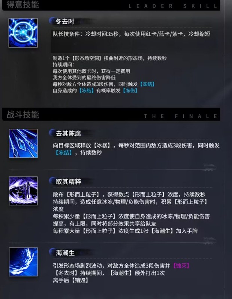 《雷索纳斯》伊利亚德技能介绍